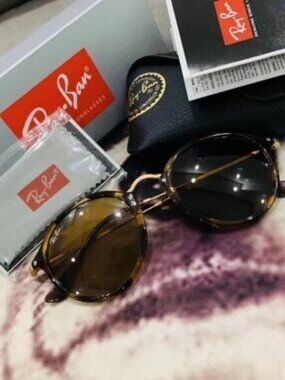 Ray-Ban 2447 Round Brown Tortoiseshell 49MM